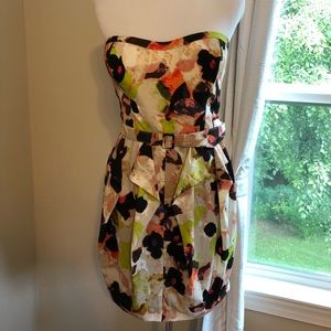 Strapless Jessica Simpson floral dress